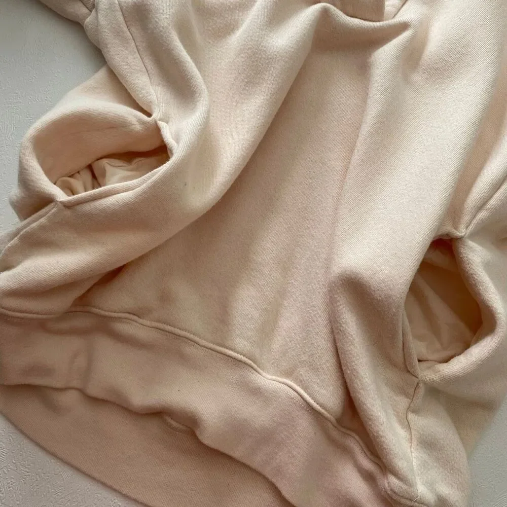 A.L.C. Blush Pink Collared Sweatshirt | Pullover Fleece Top Size XS